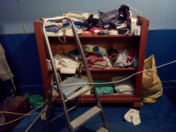 partie basse du placard